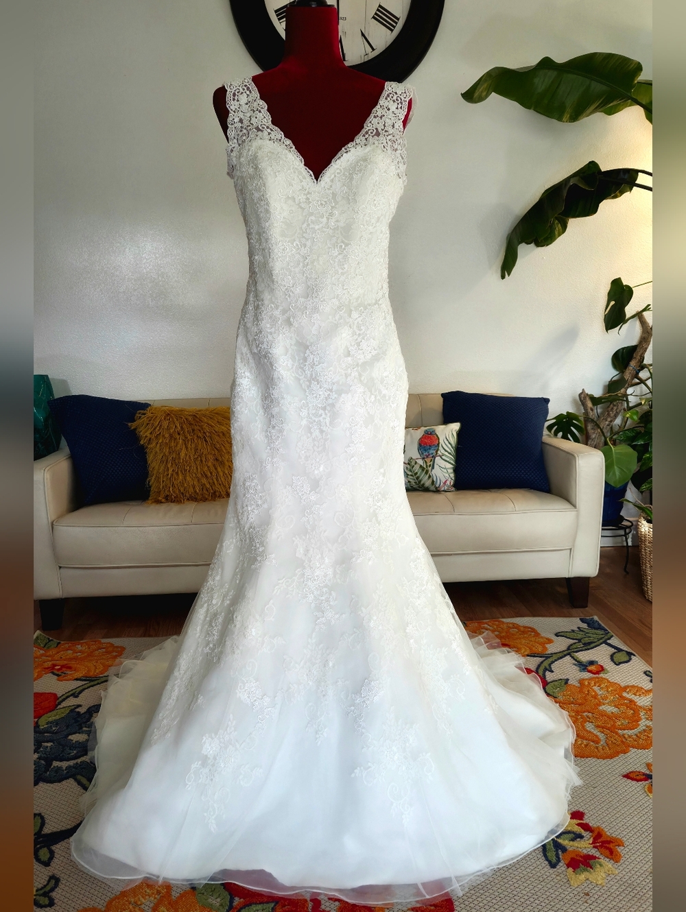 Mori Lee Weding Dress Size 12  Ivory Color!